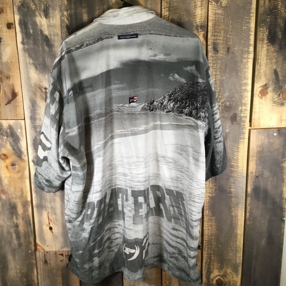 Phat Farm all over logo button down shirt men’s size XL - Picture 2 of 11